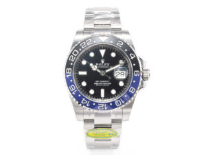 GMT-Master II 126710 BLNR Clean Black/Blue Ceramic 904L Steel Best Edition on Oyster Bracelet DD3285 CHS